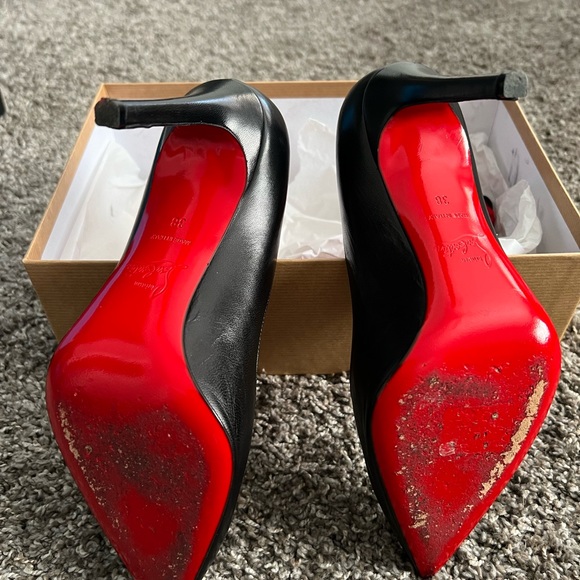 Christian Louboutin Pigalle kid leather size 38 US 7.5 EUC soft leather - Picture 8 of 10